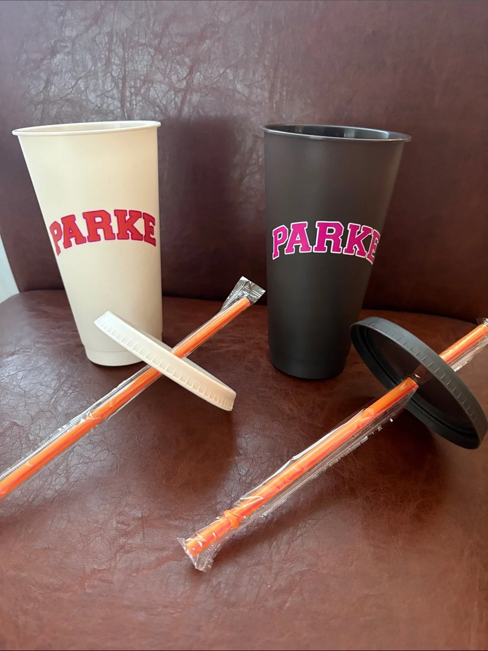 PARKE x Dunkin set of two limited edition tumblers